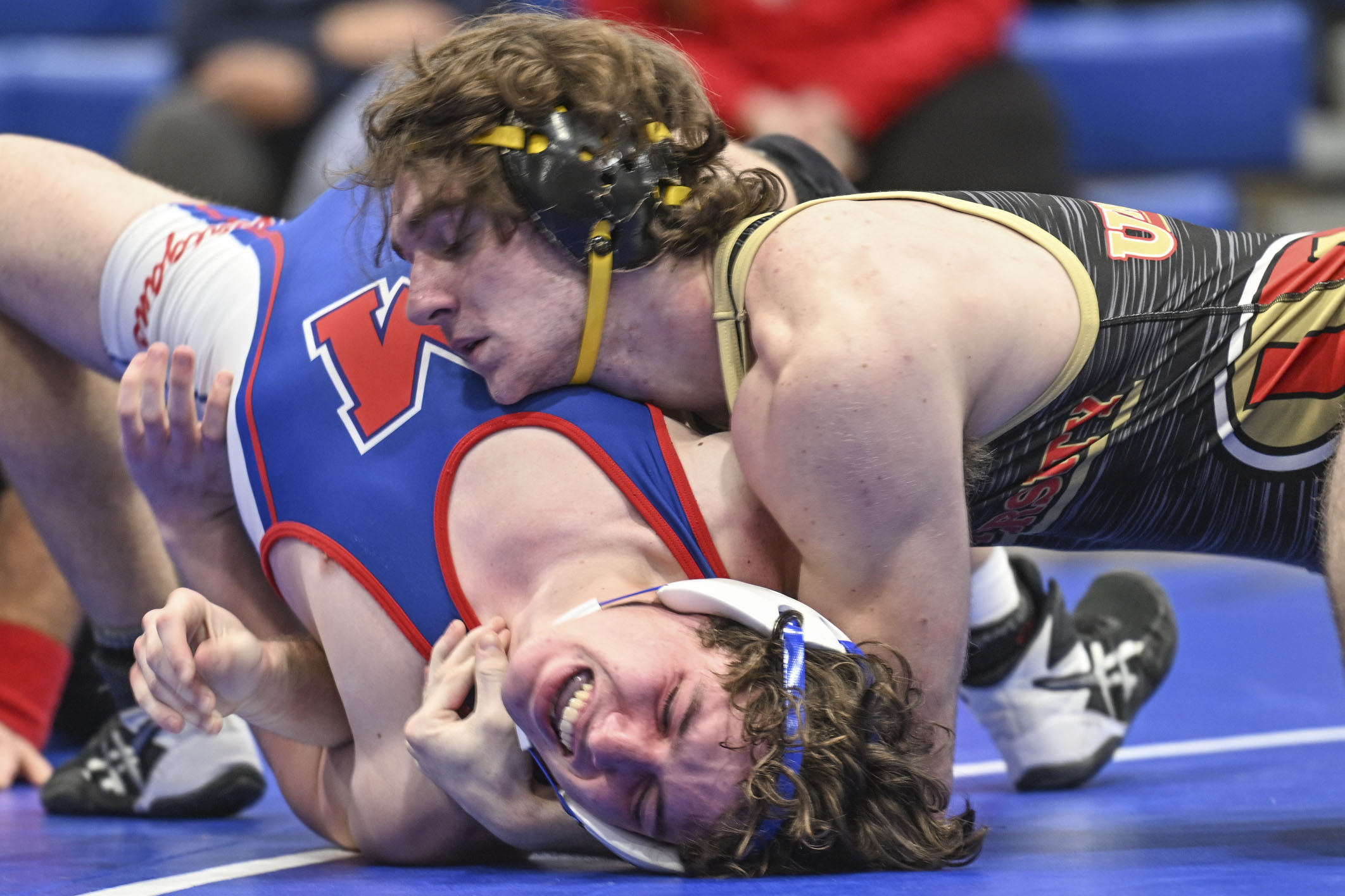 University dominates on the mat against rival Morgantown